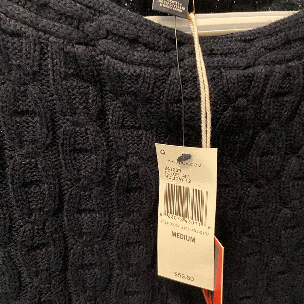 Nautica blue sweater